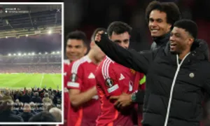 Zirkzee móc mỉa CĐV Man Utd bỏ về sớm Zirkzee móc mỉa CĐV Man Utd bỏ về sớm
