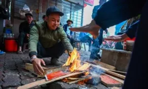 Nhiệt độ Hà Nội xuống 9 độ C